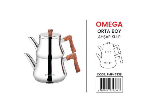 Famipa Omega Çelik Çaydanlık