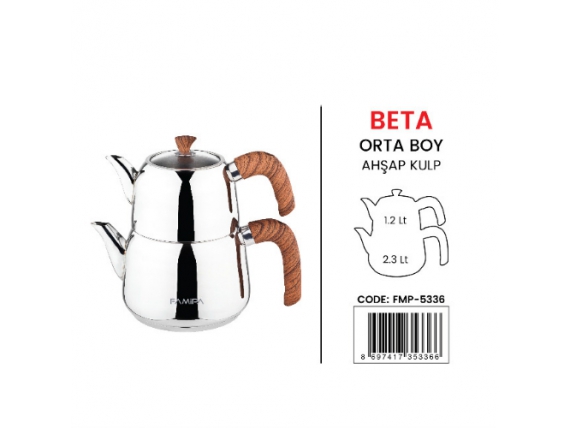 Famipa Beta Çelik Çaydanlık